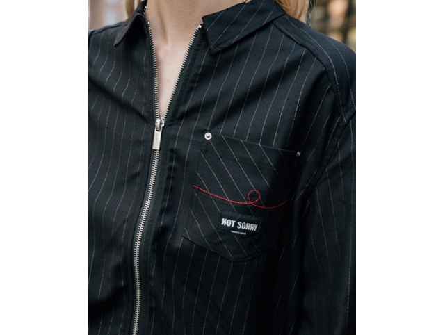 Freeman t.porter femme chiky stripe . 26328315 noir8429501_3