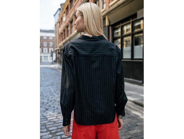 Freeman t.porter femme chiky stripe . 26328315 noir8429501_4