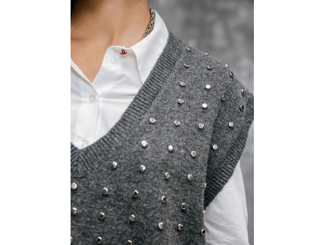 Freeman t.porter femme pray studs . 26321018 gris8430201_2