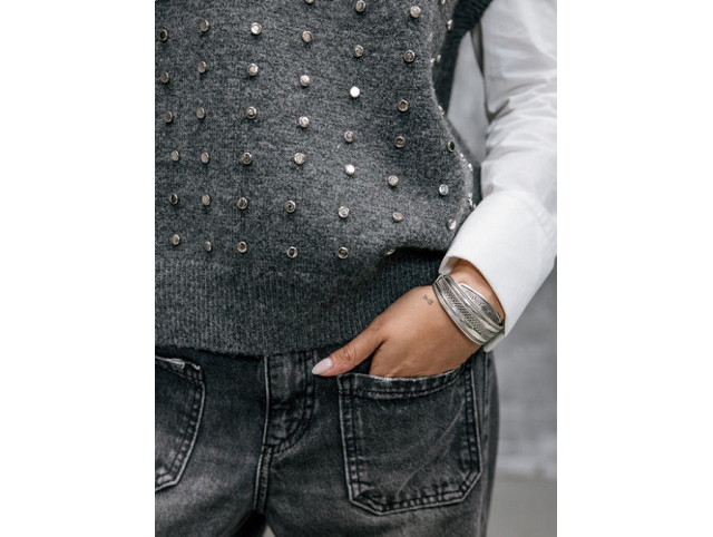 Freeman t.porter femme pray studs . 26321018 gris8430201_3