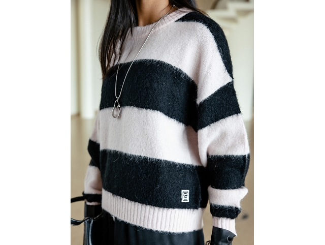 Freeman t.porter femme phelicia stripes . 26326004 rose et violet8430301_2