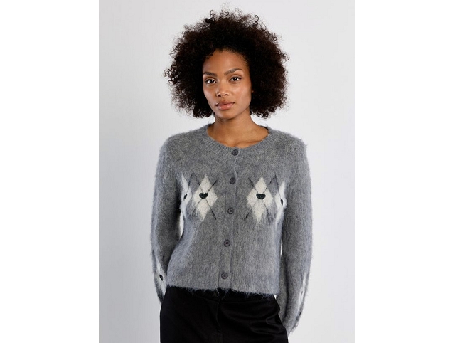 Lili sidonio femme lal718 gris