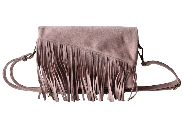 Mandoline maroquinerie 2512 rose et violet