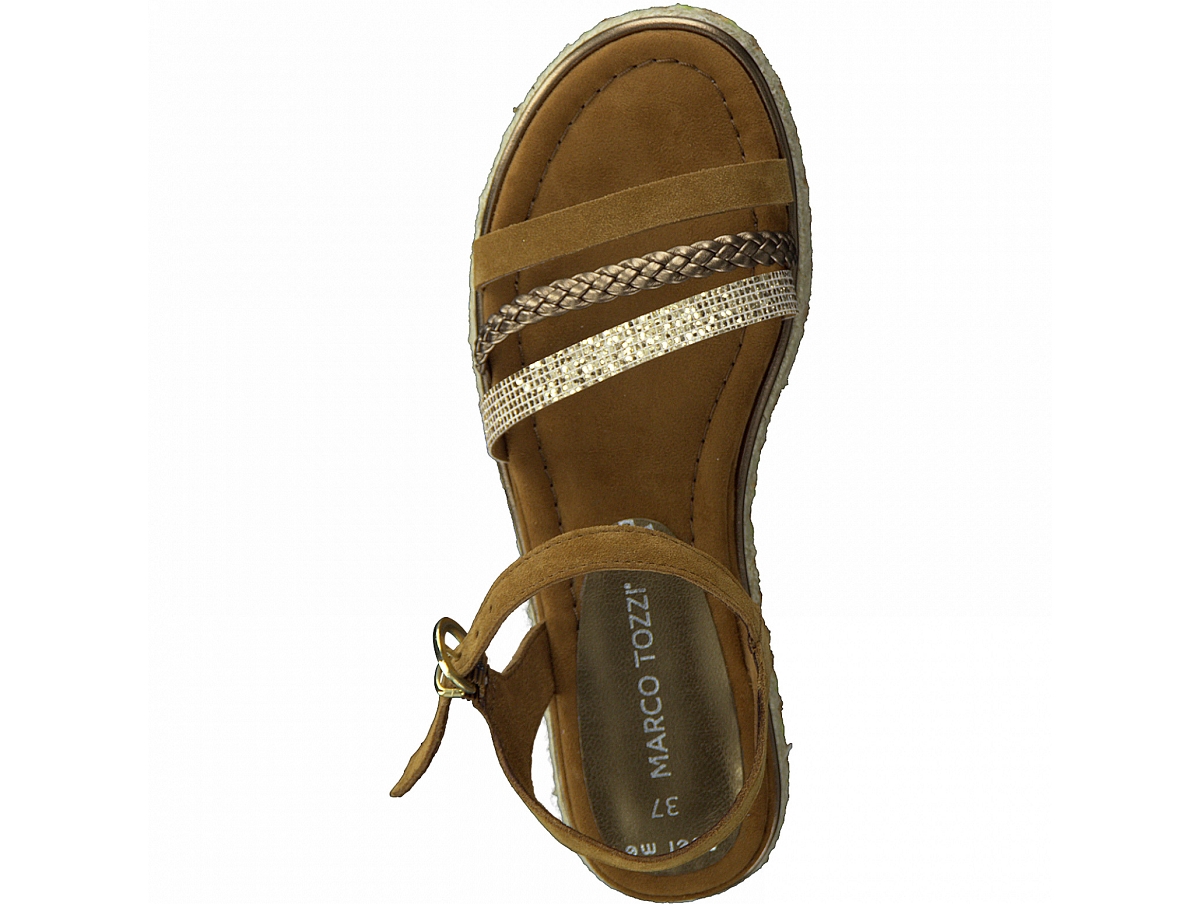 Sandalias Con Cuña MARCO TOZZI 2 2 28135 26 Leder Sandale Sandalia Mujer 320248