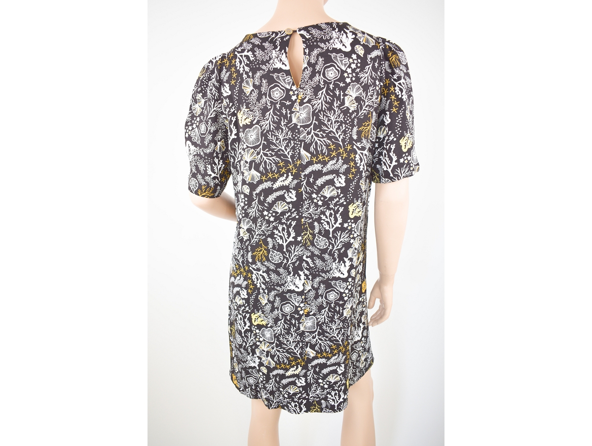 Tunique Femme Lola Espeleta Grise - Coton Manches Longues - Neuve Avec étiquettes - Style Caftan Décontracté