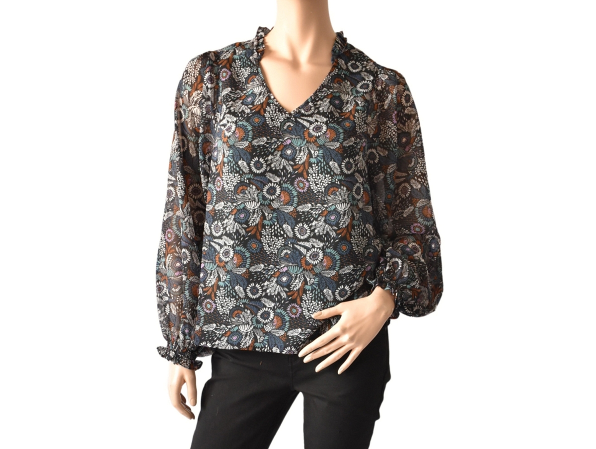 Chemisier Femme Lola Espeleta Imprimé Floral - Taille L, Viscose/rayonne, Occasion Très Bon état